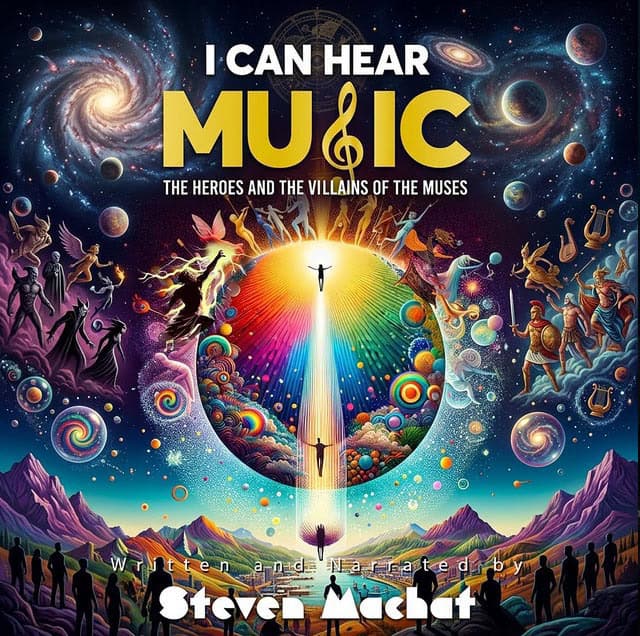 I Can Hear Music is the latest book of Author Steven Machat reexamining his life and trying to understand the age-old questions of humankind: Who am I? Who are you? What is the difference between you and me? Why are we here on Earth? Where do we go when we physical die? Societies are built around and run by those who give self-serving answers to these questions, creating derision in our communities as they fight to control our narrative.